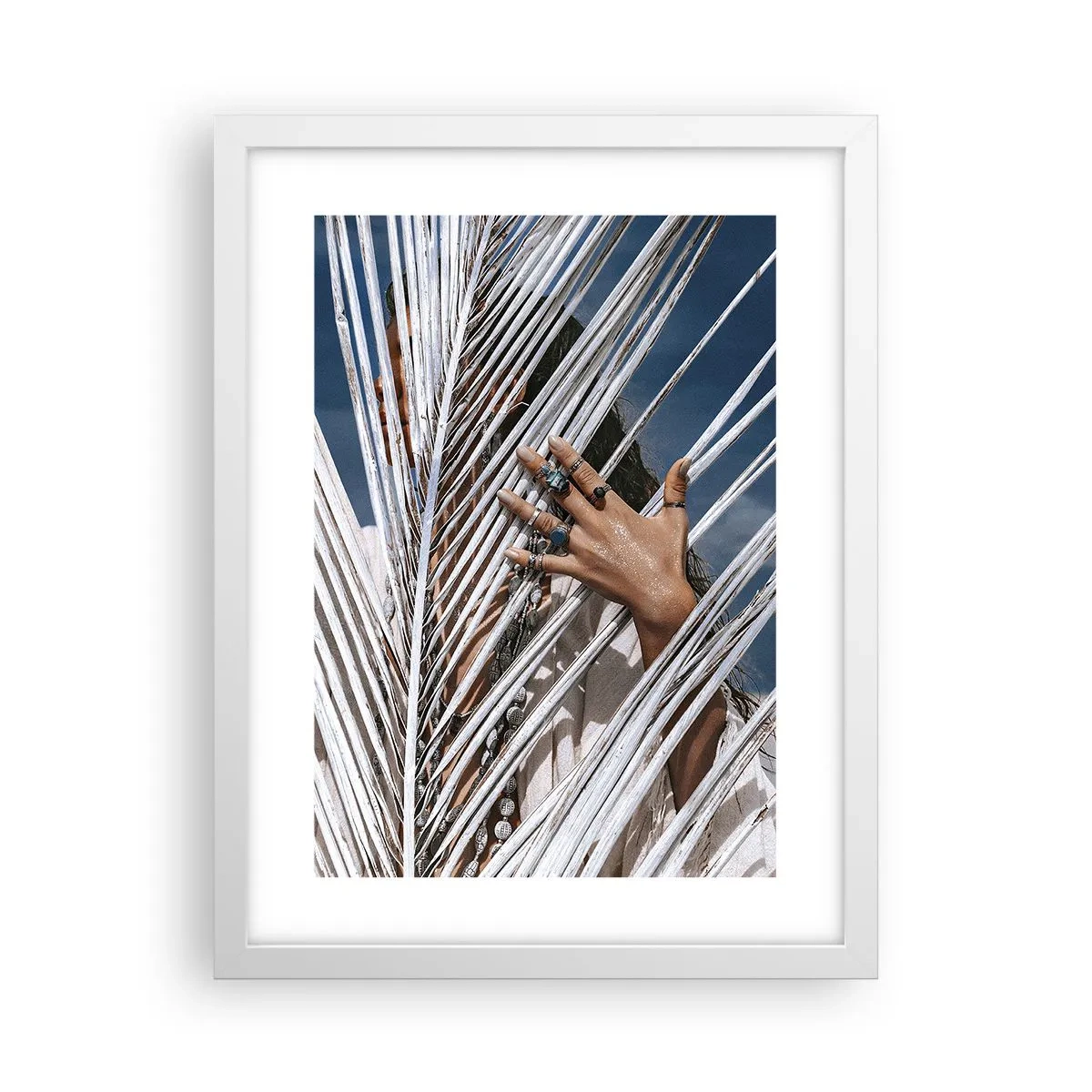 Poster in cornice bianca - La ragazza dello sciamano? - 30x40 cm