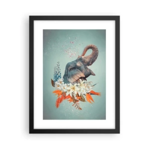 Poster in cornice nera - Barrito di gioia - 30x40 cm