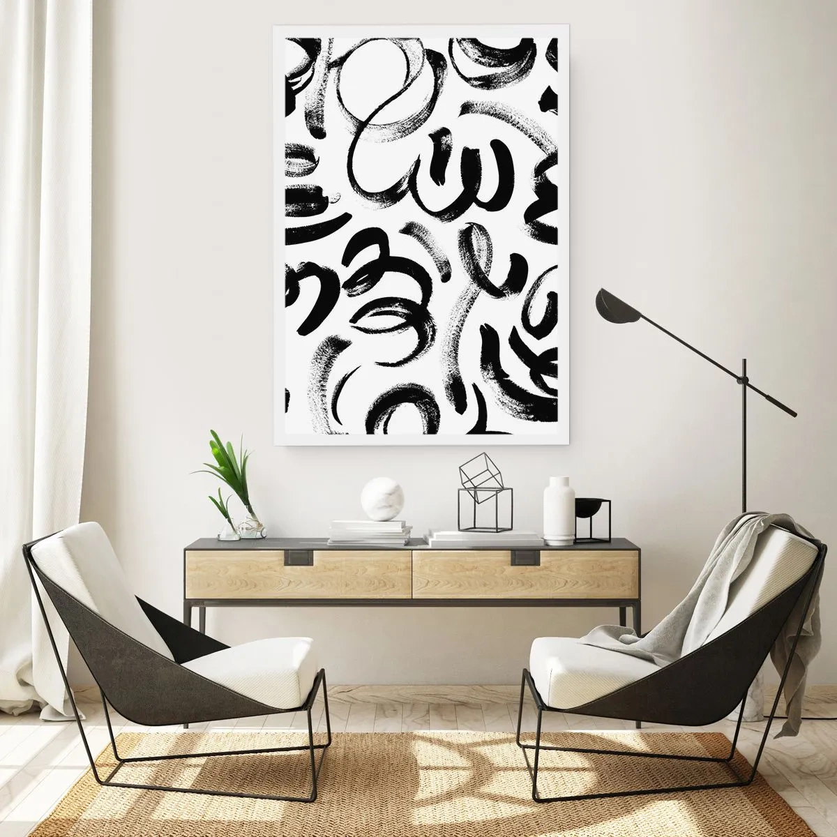 Poster - Nero su bianco - 40x50 cm