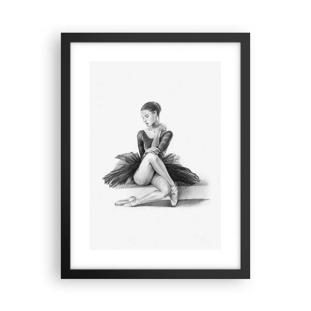 Poster in cornice nera - Incantata dalla danza - 30x40 cm