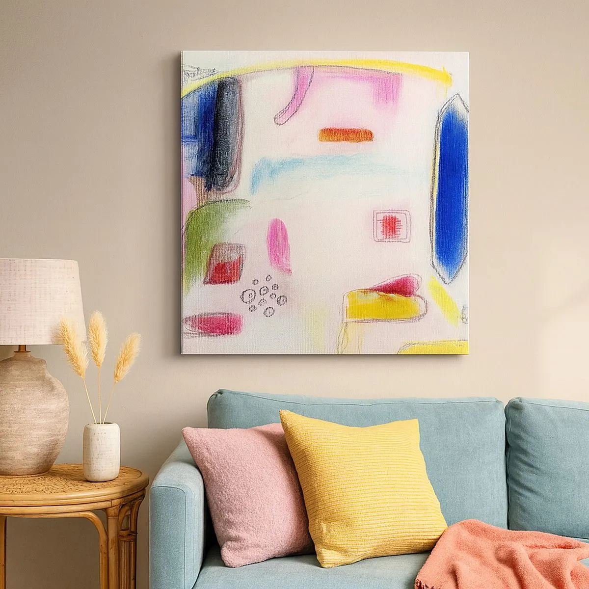 Quadro su tela - Stampe su Tela - Più convesse che concave o piatte - 30x30 cm