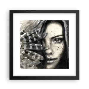 Poster in cornice nera - Bellezza selvaggia - 30x30 cm