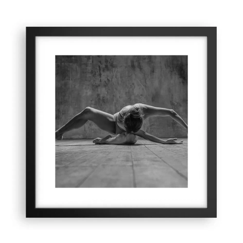 Poster in cornice nera - Simmetria ritrovata - 30x30 cm