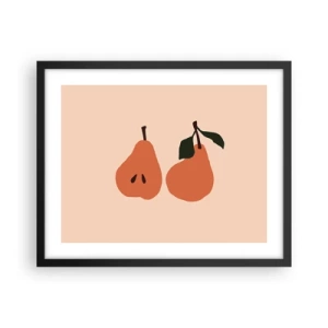 Poster in cornice nera - La dolcezza stessa - 50x40 cm