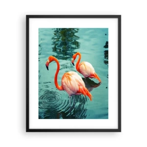Poster in cornice nera - Adesso siamo di moda - 40x50 cm