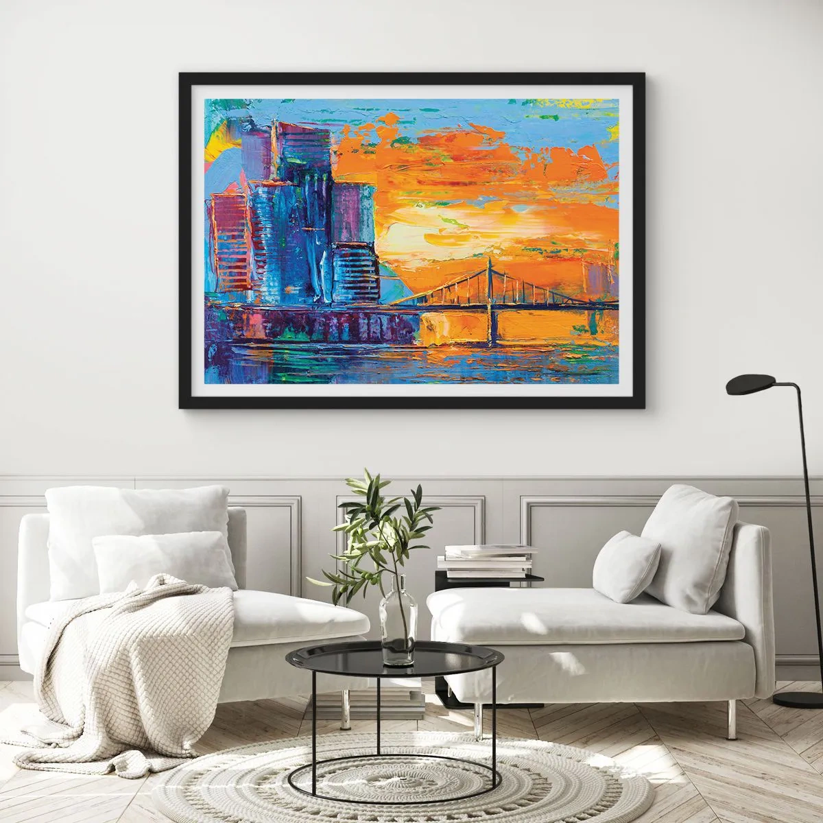 Poster in cornice nera - Cultura e natura - 91x61 cm