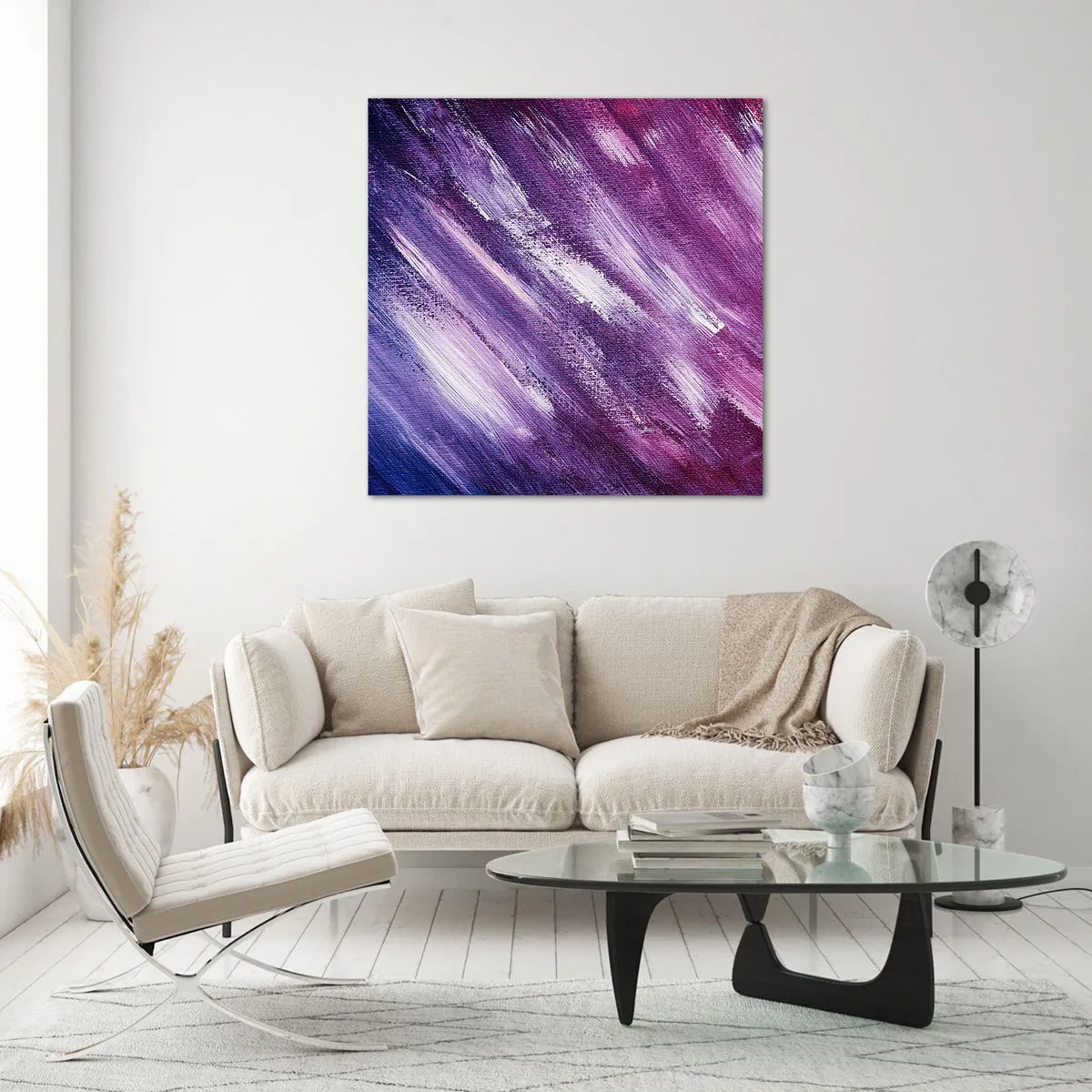 Quadro su vetro - Quando soffia il vento solare - 70x70 cm