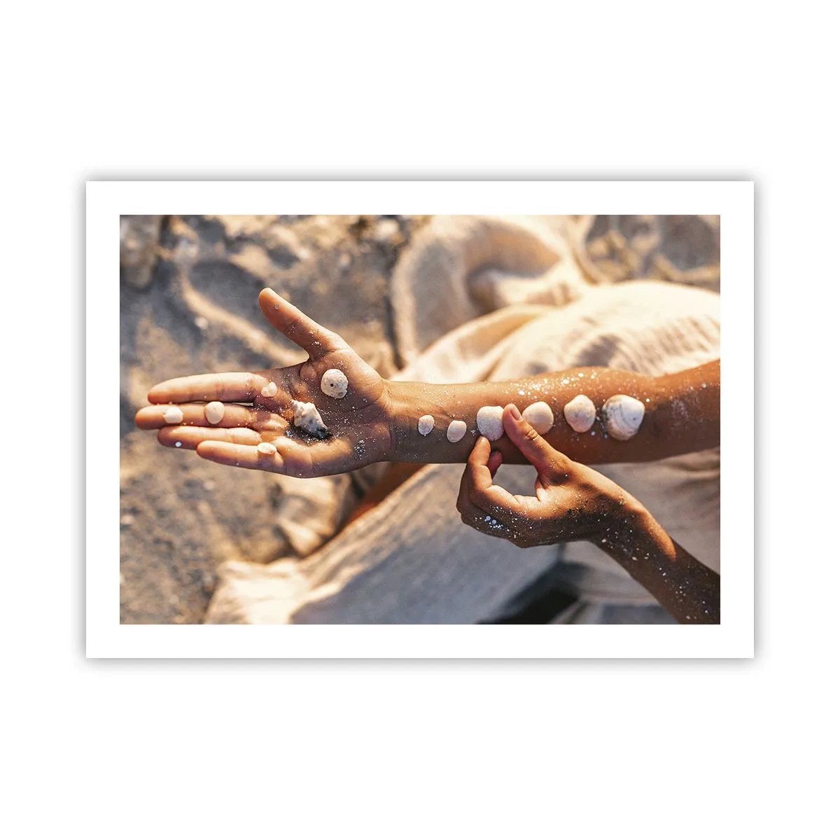 Poster - La bellezza a portata di mano - 70x50 cm