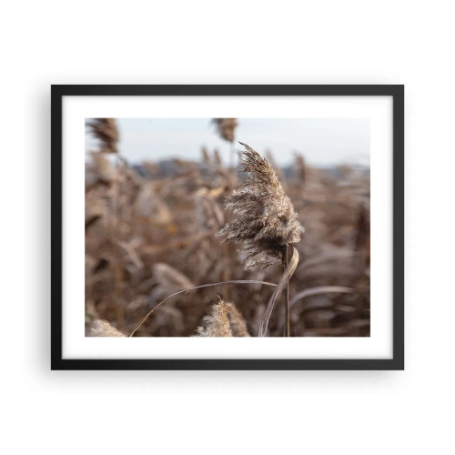 Poster in cornice nera - è tempo di volare col vento - 50x40 cm