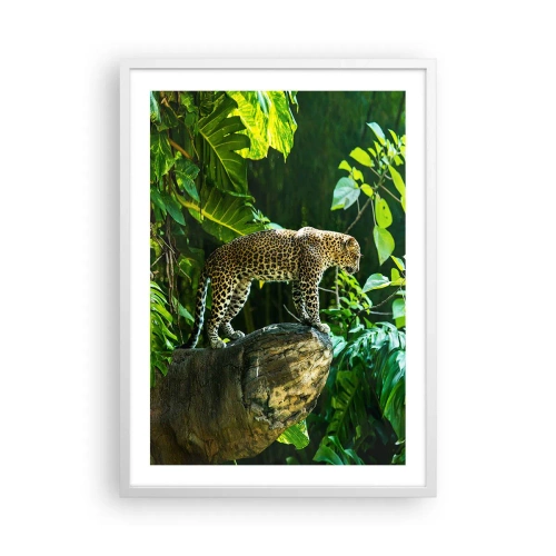 Poster in cornice bianca - A caccia? - 50x70 cm