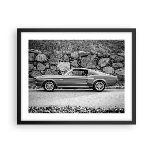 Poster in cornice nera - La leggenda degli anni '60 - 50x40 cm