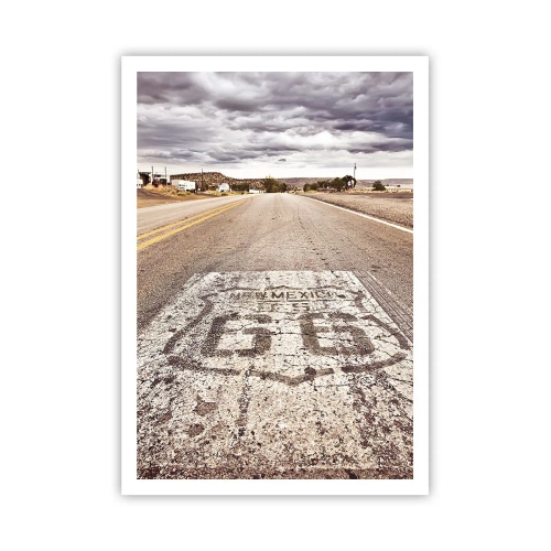 Poster - La Route 66: una leggenda americana - 70x100 cm