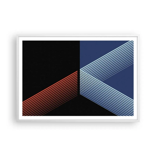 Poster in cornice bianca - Una storia semplice - 100x70 cm