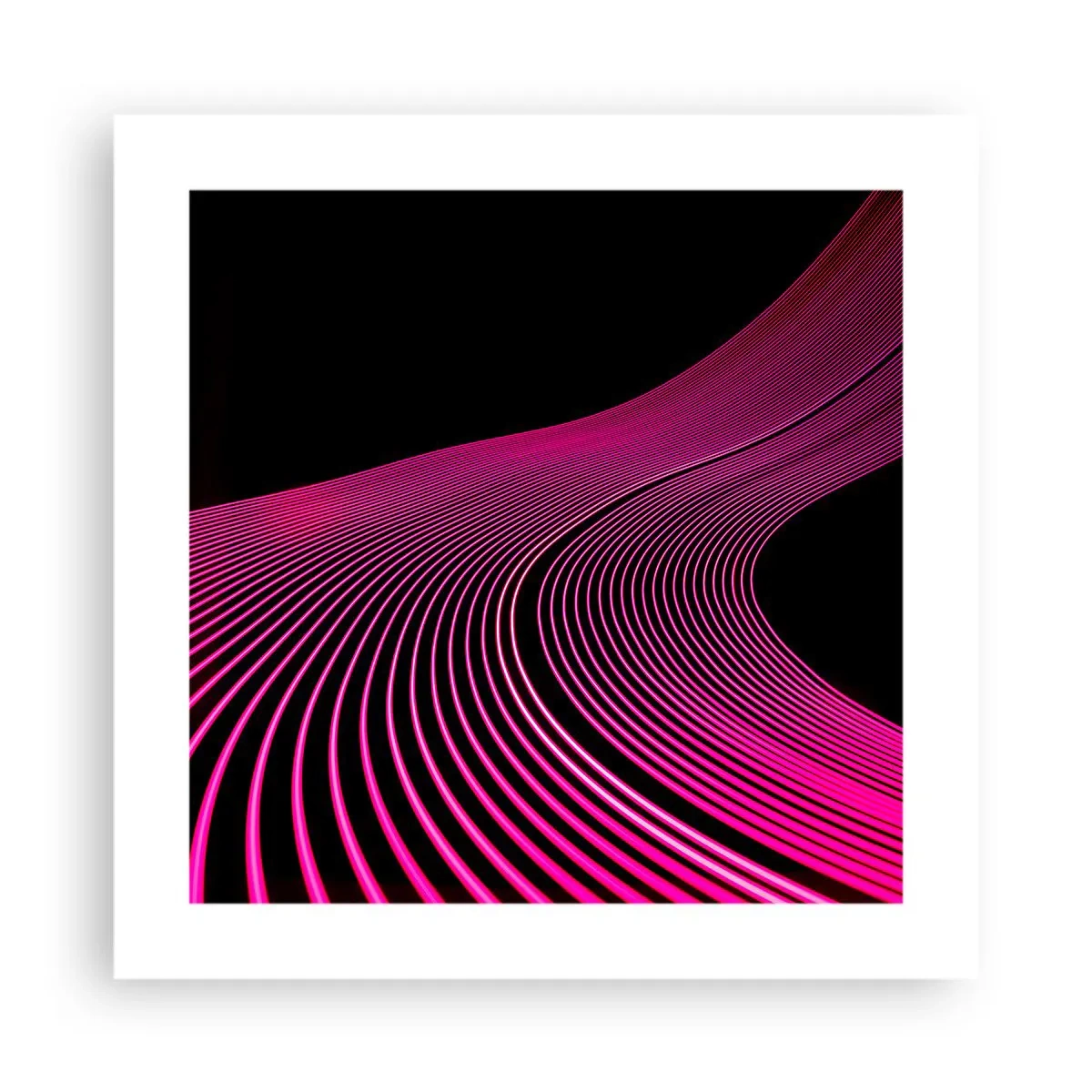 Poster - Il viale della luce - 40x40 cm