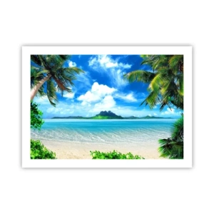 Poster - L'azzurro dei tropici - 70x50 cm