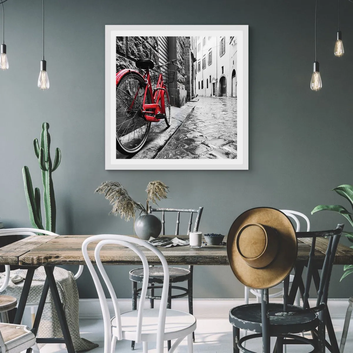 Poster in cornice bianca - La vera bellezza non invecchia - 60x60 cm