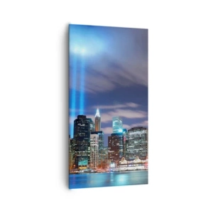 Quadro su tela - Stampe su Tela - Toccare il cielo con la luce - 65x120 cm