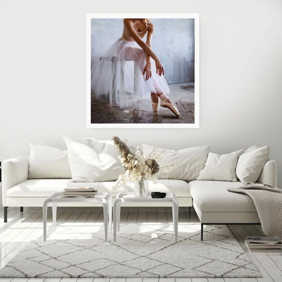 Poster - Prima che si accendano le luci del palco - 40x40 cm