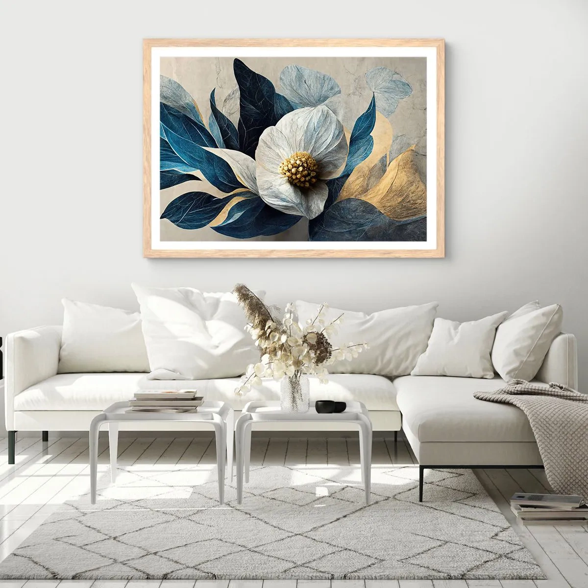 Poster in cornice rovere chiaro - Ha un cuore d'oro - 91x61 cm