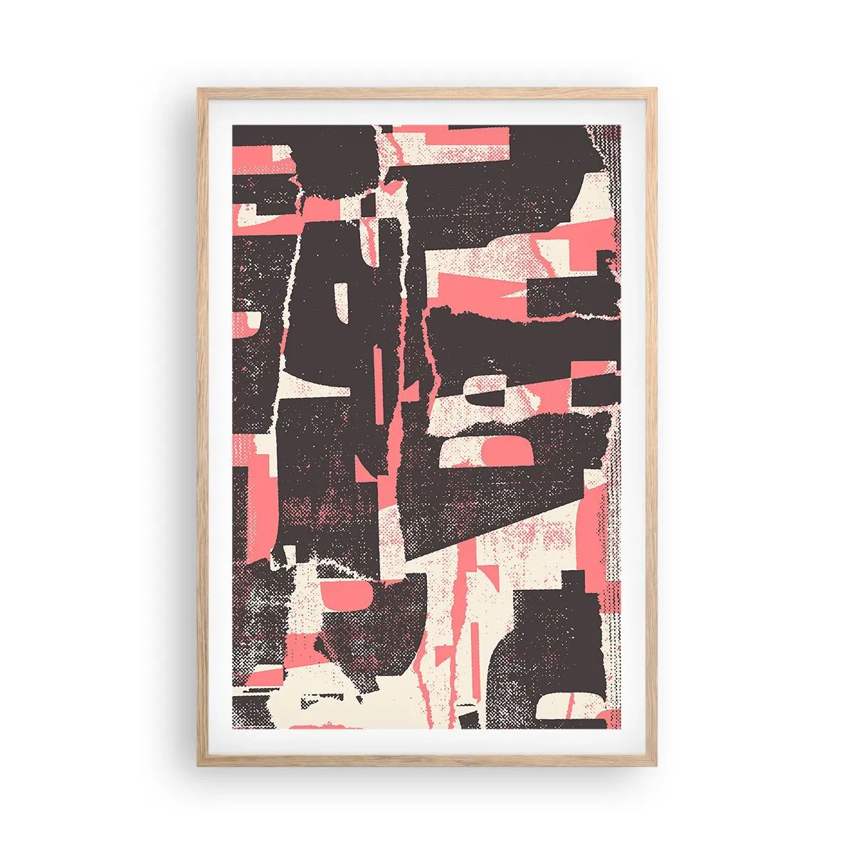 Poster in cornice rovere chiaro - Tutto il rumore - 61x91 cm