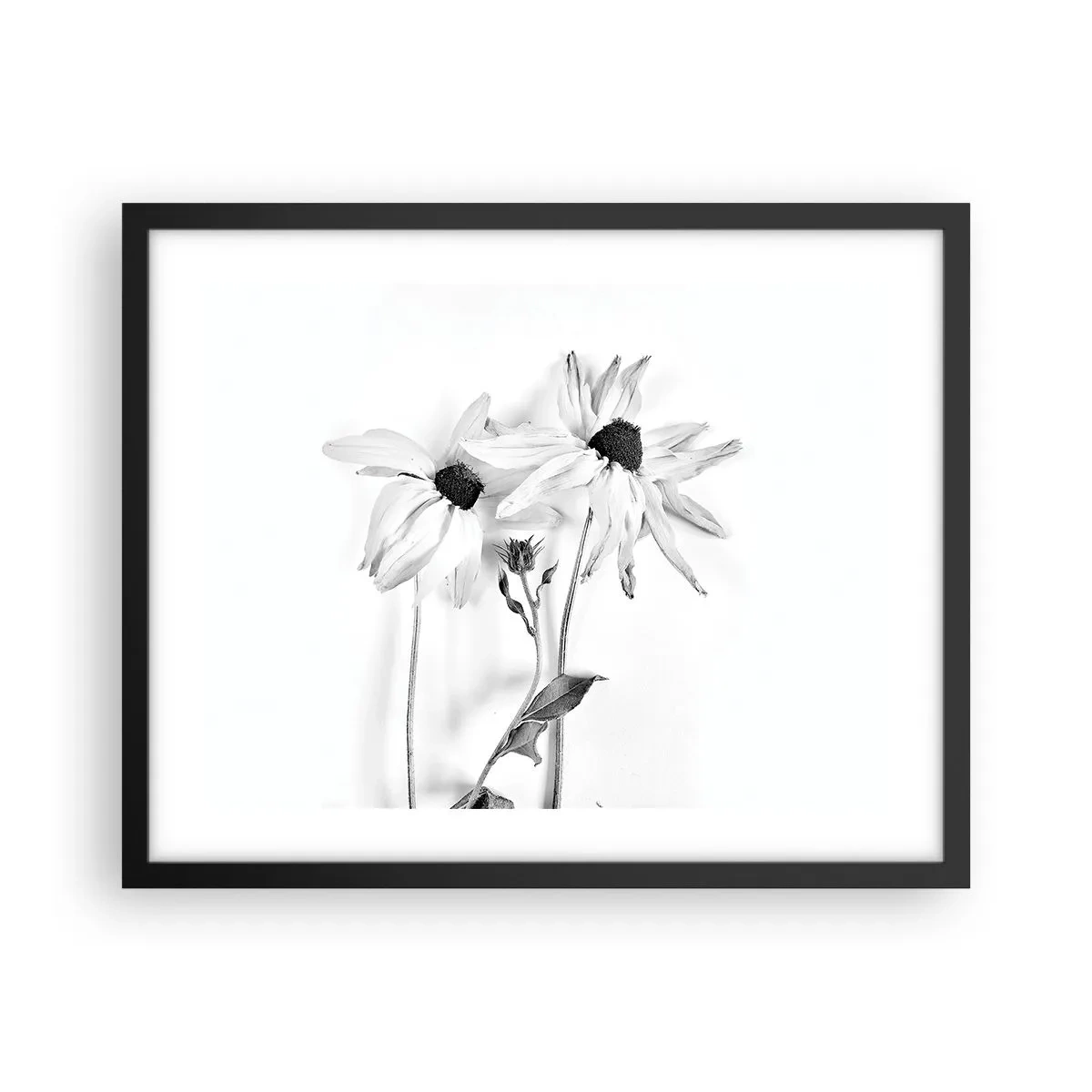 Poster in cornice nera - Nessuno vuole essere solo - 50x40 cm