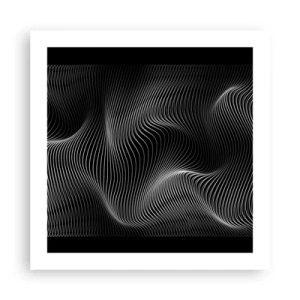 Poster - La danza della luce nello spazio - 50x50 cm