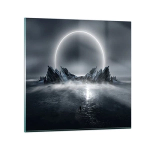 Quadro su vetro - La fine del racconto - 40x40 cm