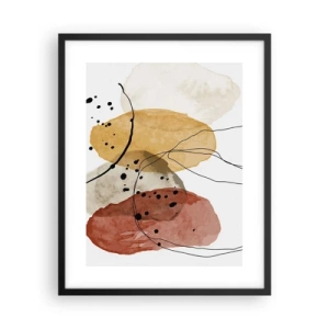 Poster in cornice nera - Come aria leggera e trasparente - 40x50 cm