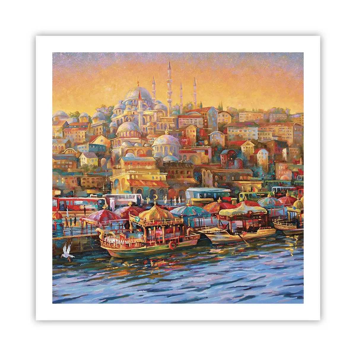 Poster - Racconto da Istanbul - 60x60 cm