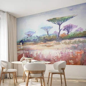 Fotomurali Premium Canvas - I colori della savana - Paesaggio, Savana, Africa - 200x140 cm
