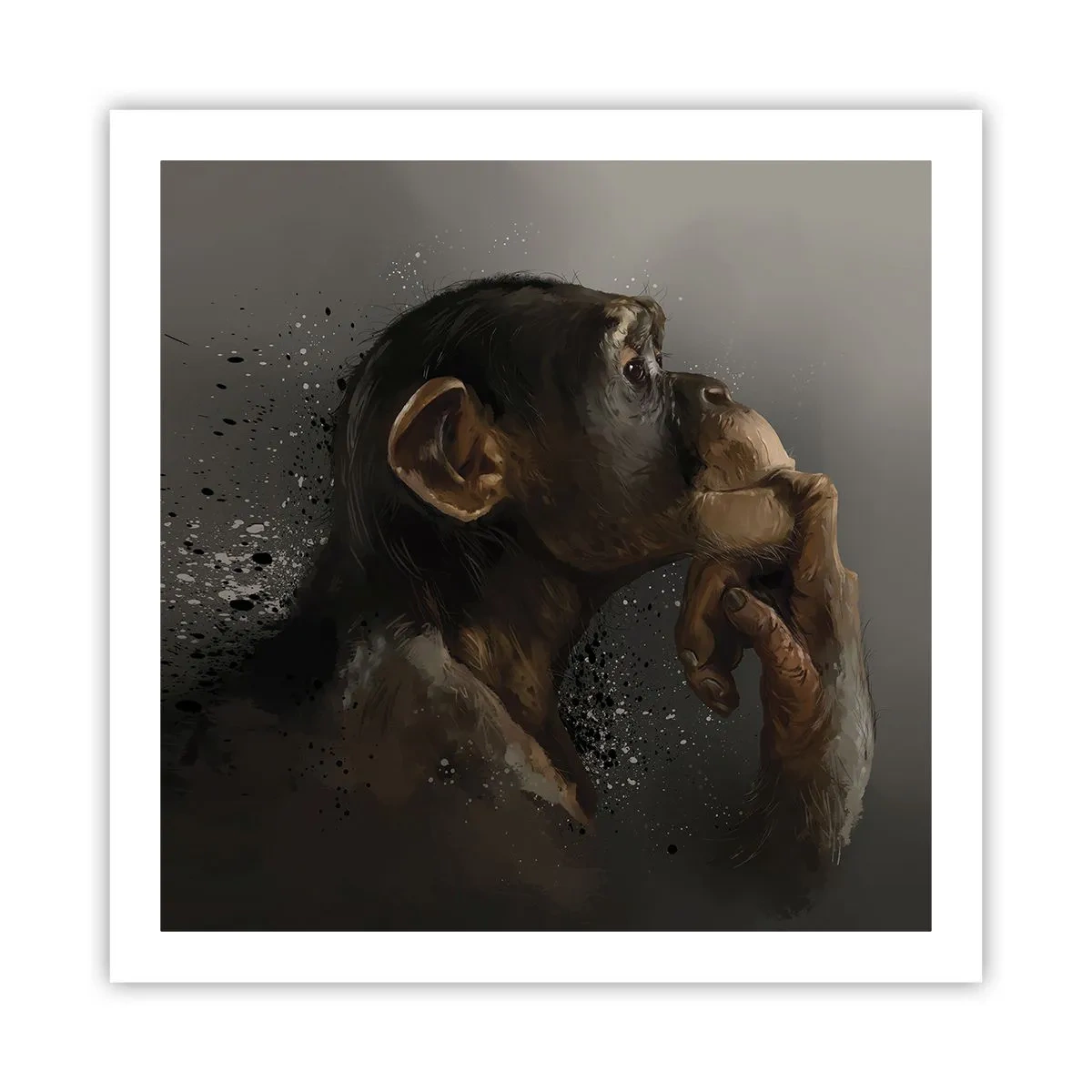 Poster - Sicuramente un pensatore - 60x60 cm