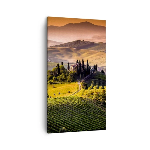 Quadro su tela - Stampe su Tela - Arcadia: paesaggio toscano - 45x80 cm