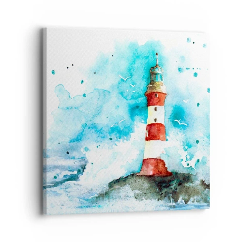 Quadro su tela - Stampe su Tela - L'unità dei quattro elementi - 30x30 cm