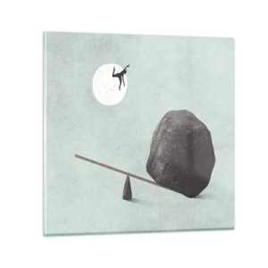 Quadro su vetro - Sogno adempiuto - 50x50 cm