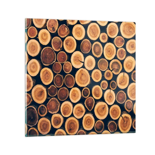 Quadro su vetro - Quanti anni mi dai? - 70x70 cm