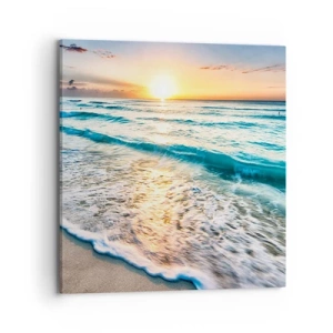 Quadro su tela - Stampe su Tela - Tramonto sul mare - 70x70 cm