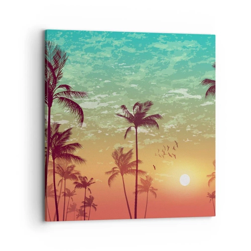 Quadro su tela - Stampe su Tela - Climi tropicali - 70x70 cm