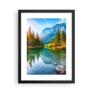Poster in cornice nera - La mitezza dell'autunno - 30x40 cm