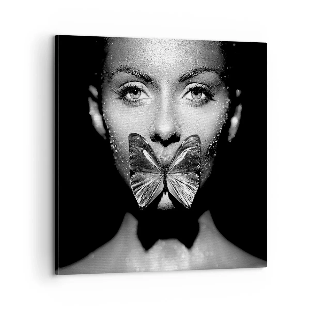 Quadro su tela - Stampe su Tela - Il bacio delle farfalle - 60x60 cm