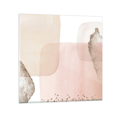 Quadro su vetro - Incontro attraverso il colore - 30x30 cm