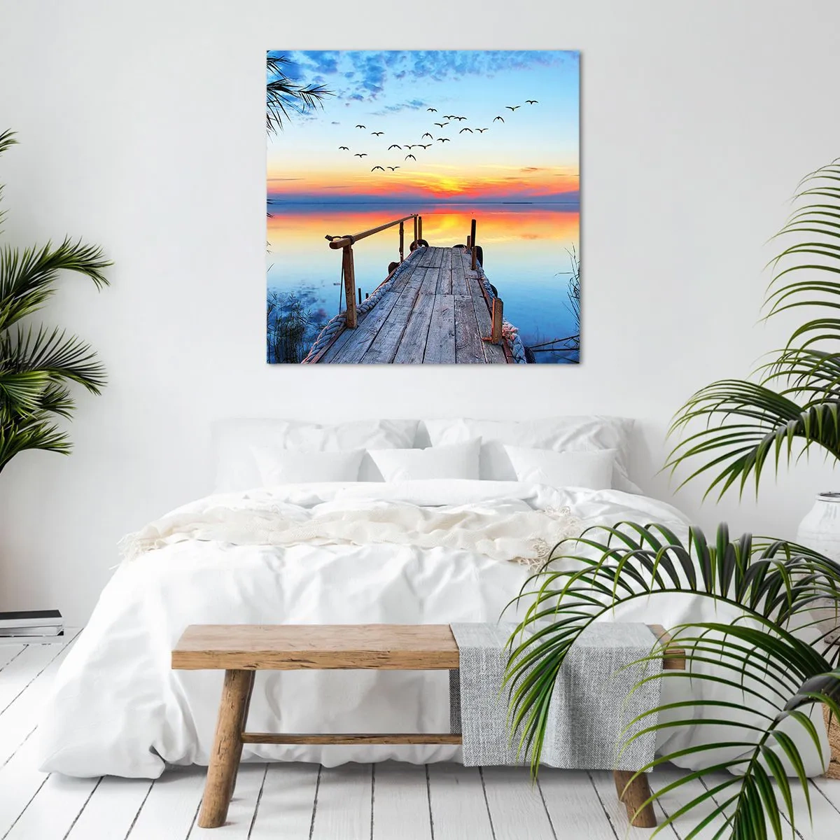 Quadro su tela - Stampe su Tela - Il tempo del ritorno - 70x70 cm
