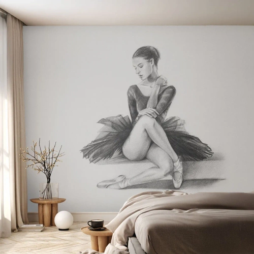 Fotomurali Autoadesivo Deluxe Sticker - Incantata dalla danza - Ballerina, Danza, Balletto - 150x105 cm