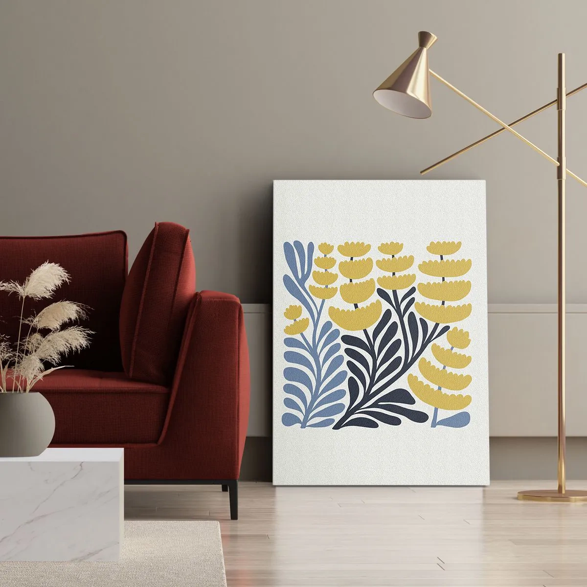 Quadro su tela - Stampe su Tela - Aiuola soleggiata - 80x120 cm