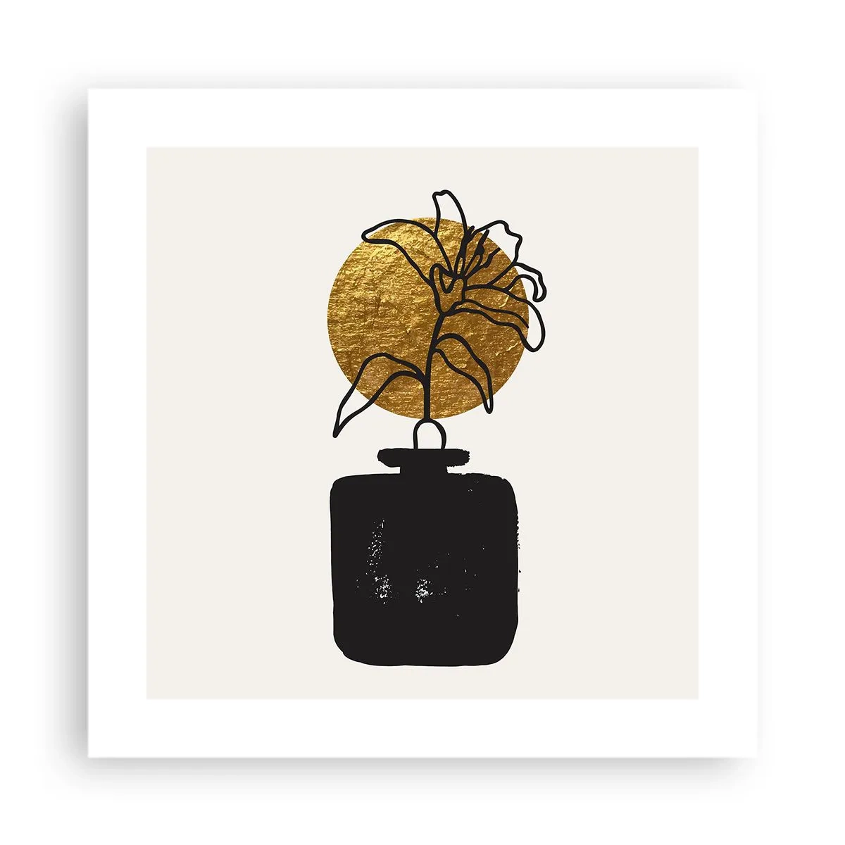 Poster - Bellezza a peso d'oro - 40x40 cm