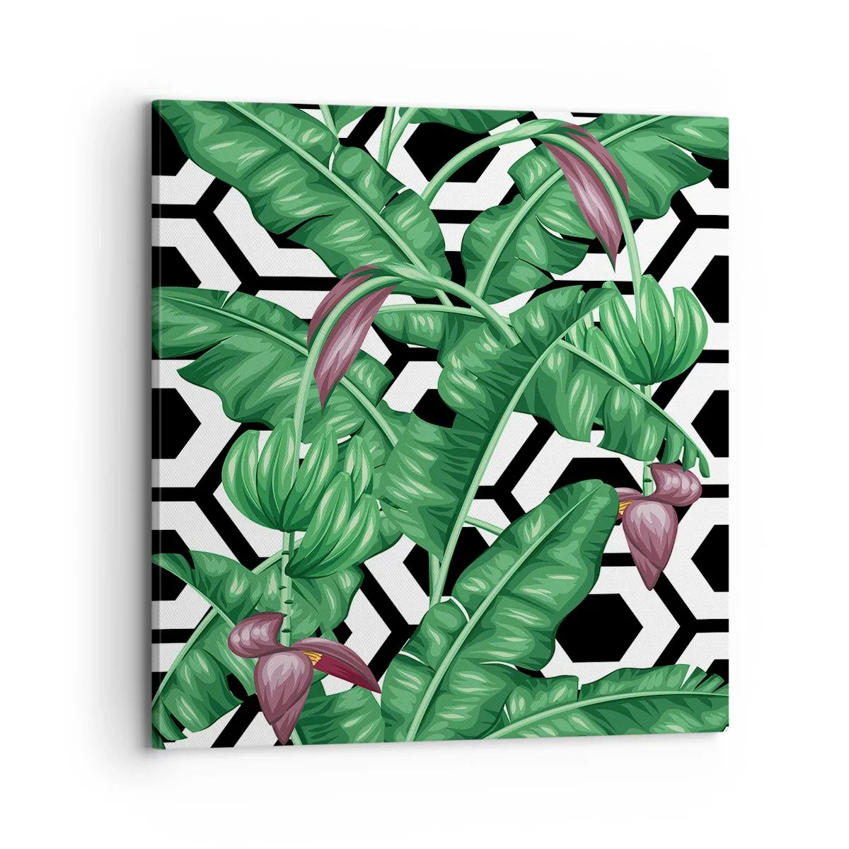 Quadro su tela - Stampe su Tela - Composizione simmetrica con la natura - 70x70 cm