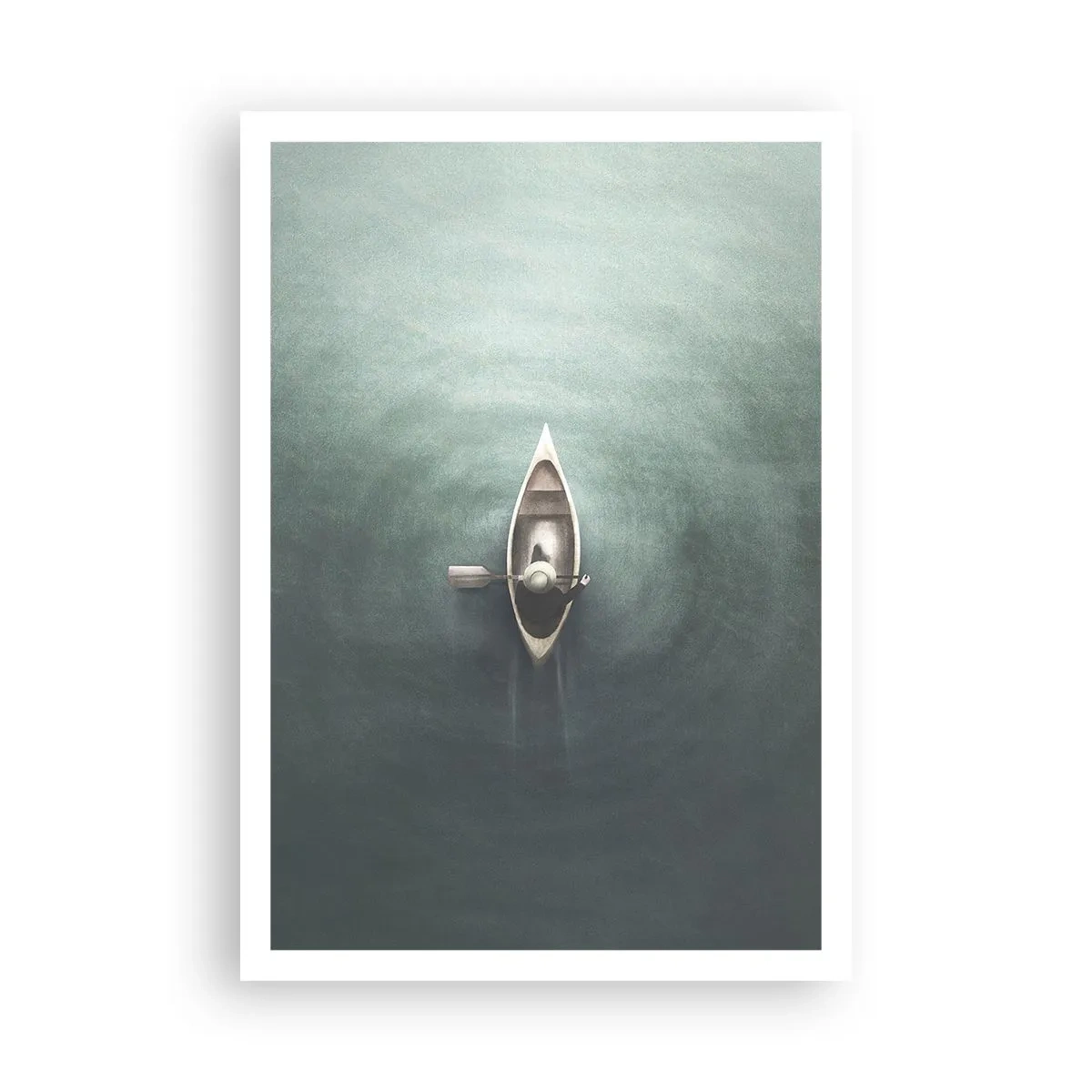 Poster - Nel lago al chiaro di luna - 70x100 cm