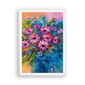 Poster in cornice bianca - L'energia della vita - 70x100 cm