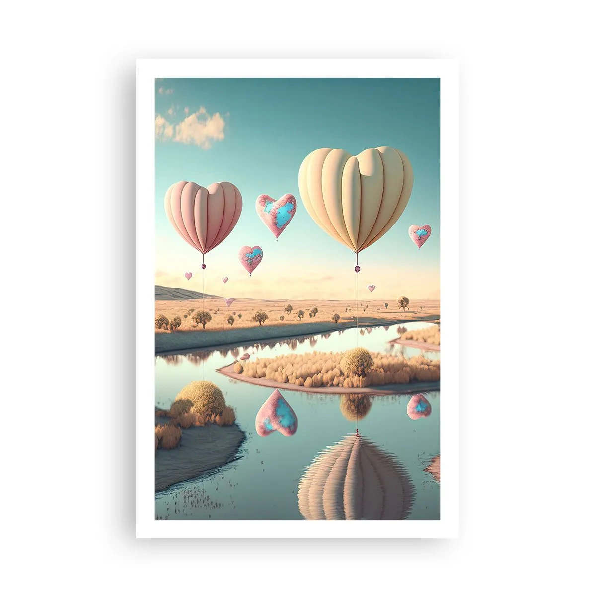 Poster - L'amore permette di volare - 61x91 cm