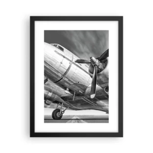 Poster in cornice nera - Sempre pronto al volo - 30x40 cm