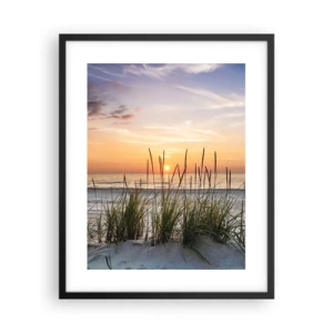 Poster in cornice nera - Guarda, pensa, senti - 40x50 cm